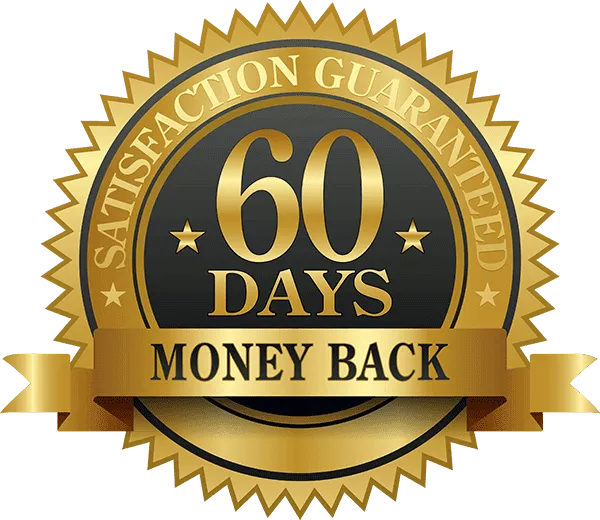 60-day money back guarantee